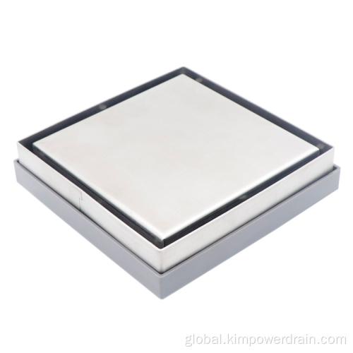 Corner Shower Floor Drain 130mm Stainless Steel floor drain cover Factory